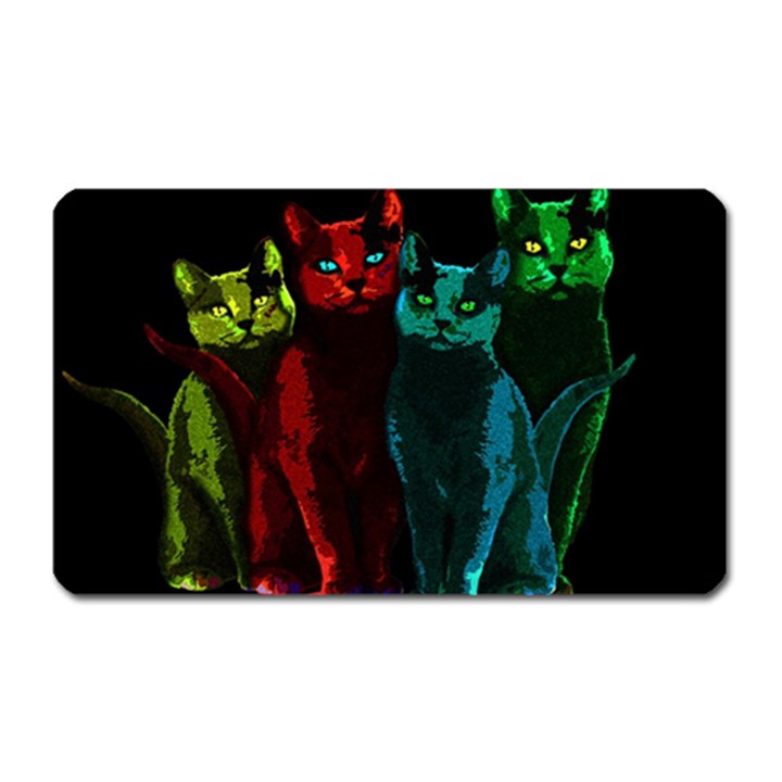 Cats Magnet (Rectangular)