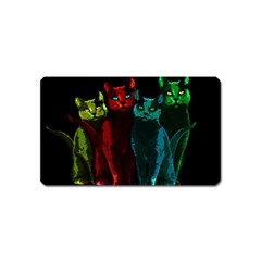 Cats Magnet (name Card) by Valentinaart