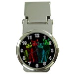 Cats Money Clip Watches Front