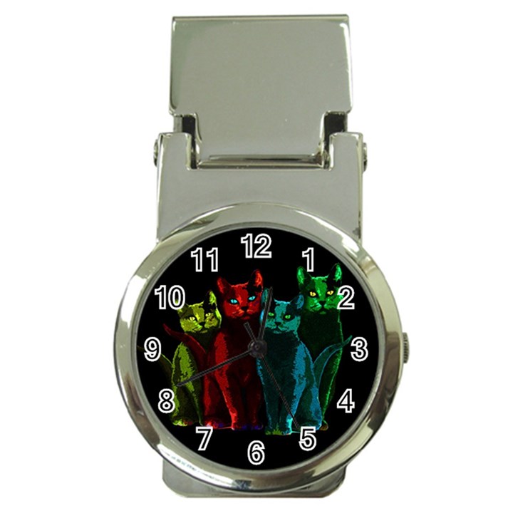 Cats Money Clip Watches