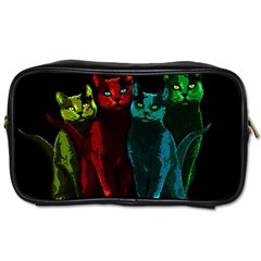 Cats Toiletries Bags 2-side by Valentinaart