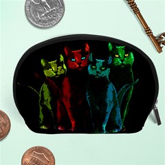 Cats Accessory Pouches (large)  by Valentinaart