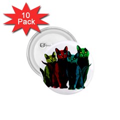 Cats 1 75  Buttons (10 Pack)