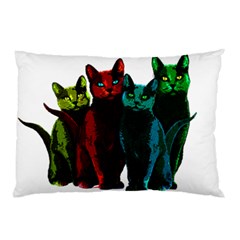 Cats Pillow Case by Valentinaart