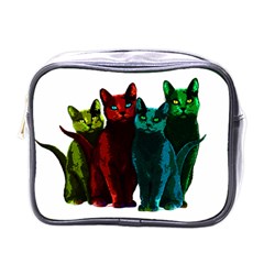 Cats Mini Toiletries Bags by Valentinaart