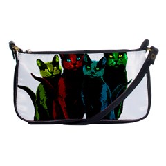 Cats Shoulder Clutch Bags by Valentinaart