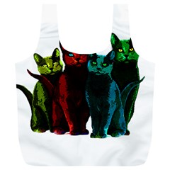 Cats Full Print Recycle Bags (l)  by Valentinaart