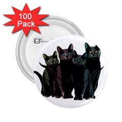 Cats 2 25  Buttons (100 Pack)  by Valentinaart