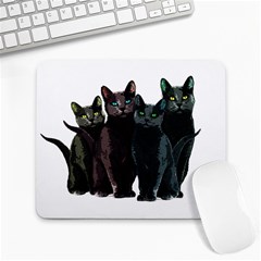 Cats Large Mousepads by Valentinaart