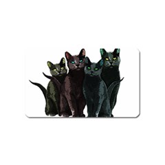 Cats Magnet (name Card) by Valentinaart