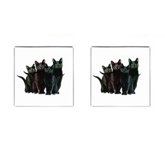 Cats Cufflinks (square) by Valentinaart