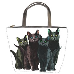 Cats Bucket Bags by Valentinaart