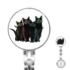 Cats Stainless Steel Nurses Watch by Valentinaart