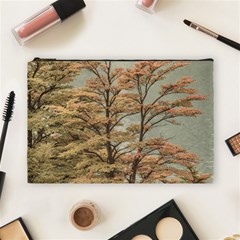 Landscape Scene Colored Trees At Glacier Lake  Patagonia Argentina Cosmetic Bag (large)  by dflcprints