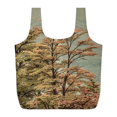 Landscape Scene Colored Trees At Glacier Lake  Patagonia Argentina Full Print Recycle Bags (l)  by dflcprints