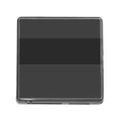 Gray And Black Thick Stripes Memory Card Reader (square) by digitaldivadesigns