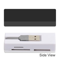 Gray And Black Thick Stripes Memory Card Reader (stick)  by digitaldivadesigns