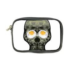 Skull With Fried Egg Eyes Coin Purse by dflcprints