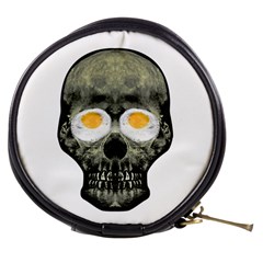 Skull With Fried Egg Eyes Mini Makeup Bags by dflcprints