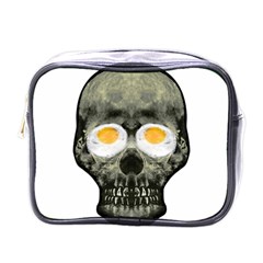 Skull With Fried Egg Eyes Mini Toiletries Bags by dflcprints