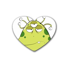 The Most Ugly Alien Ever Heart Coaster (4 pack) 