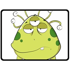 The Most Ugly Alien Ever Fleece Blanket (Large) 