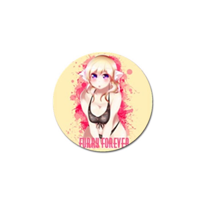 Blonde Hair Bikini Furry Girl Golf Ball Marker (4 pack)