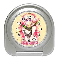 Blonde Hair Bikini Furry Girl Travel Alarm Clocks by Catifornia