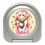 Blonde Hair Bikini Furry Girl Travel Alarm Clocks Front