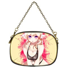 Blonde Hair Bikini Furry Girl Chain Purses (one Side)  by Catifornia