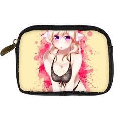 Blonde Hair Bikini Furry Girl Digital Camera Cases by Catifornia