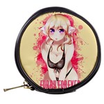 Blonde Hair Bikini Furry Girl Mini Makeup Bags Back