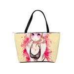 Blonde Hair Bikini Furry Girl Shoulder Handbags Back