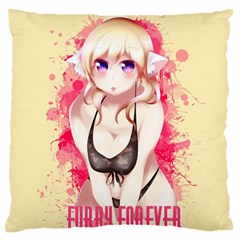 Blonde Hair Bikini Furry Girl Standard Flano Cushion Case (one Side) by Catifornia