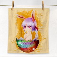 Easter Bunny Furry Face Towel by Catifornia