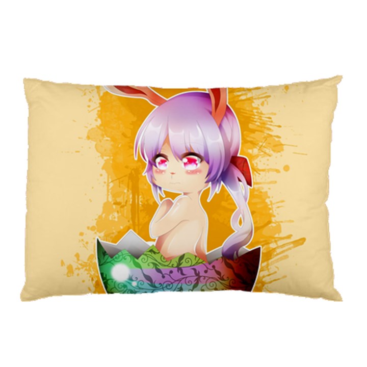 Easter Bunny Furry Pillow Case