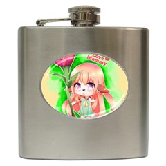 Happy Mother s Day Furry Girl Hip Flask (6 Oz)