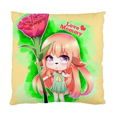 Happy Mother s Day Furry Girl Standard Cushion Case (one Side) by Catifornia