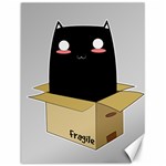 Black Cat in a Box Canvas 12  x 16   11.86 x15.41  Canvas - 1