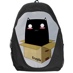 Black Cat In A Box Backpack Bag by Catifornia