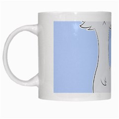 Grumpy Persian Cat Llama White Mugs by Catifornia