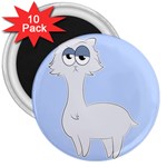 Grumpy Persian Cat Llama 3  Magnets (10 pack)  Front