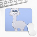 Grumpy Persian Cat Llama Large Mousepads Front