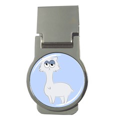 Grumpy Persian Cat Llama Money Clips (round)  by Catifornia