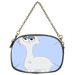 Grumpy Persian Cat Llama Chain Purses (one Side)  by Catifornia