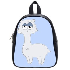 Grumpy Persian Cat Llama School Bags (small)  by Catifornia