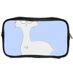 Grumpy Persian Cat Llama Toiletries Bags by Catifornia