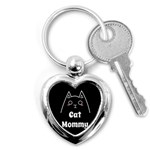 Love My Cat Mommy Key Chains (Heart)  Front