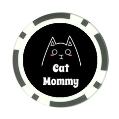 Love My Cat Mommy Poker Chip Card Guard by Catifornia