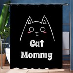 Love My Cat Mommy Shower Curtain 60  x 72  (Medium)  60 x72  Curtain